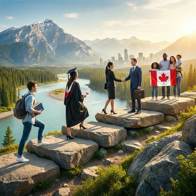 Des études à la PR : Le parcours étudiant vers la résidence permanente