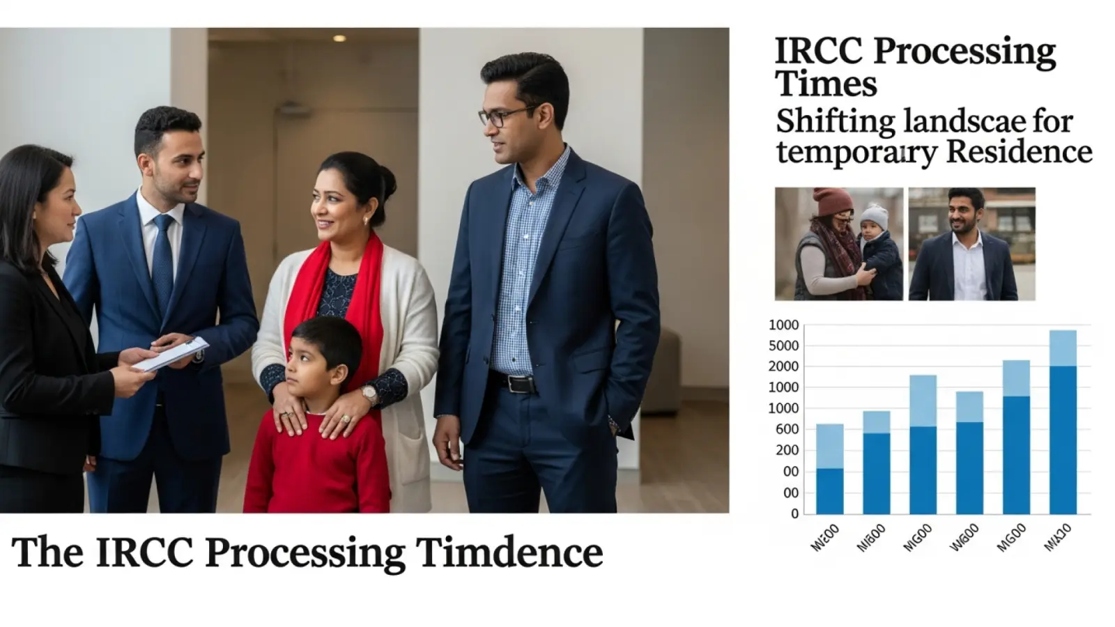 A chart comparing IRCC work permit processing times for various countries between May 6 and May 20, highlighting regional disparities in Canadian immigration.