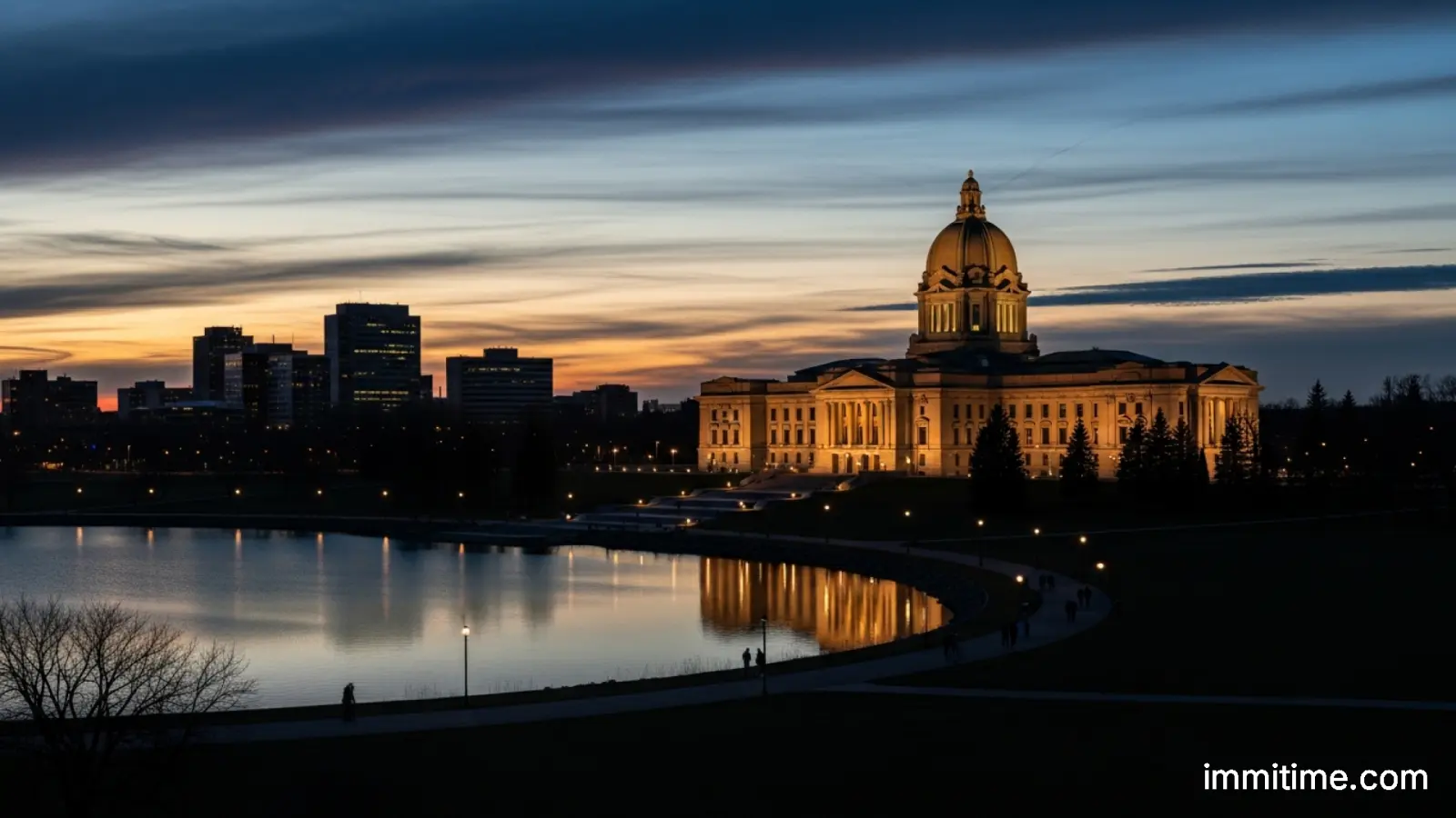 An infographic chart breaking down Saskatchewan's 2026 nomination allocation by priority, capped, and other sectors.
